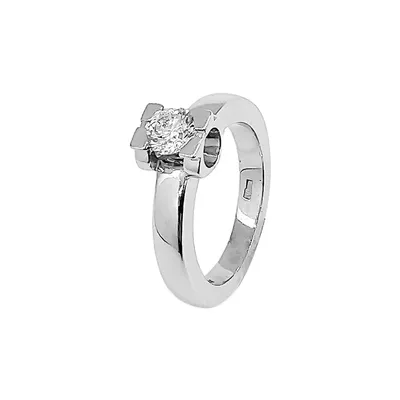 Помолвочное кольцо с бриллиантом 0.23 ct в Риге