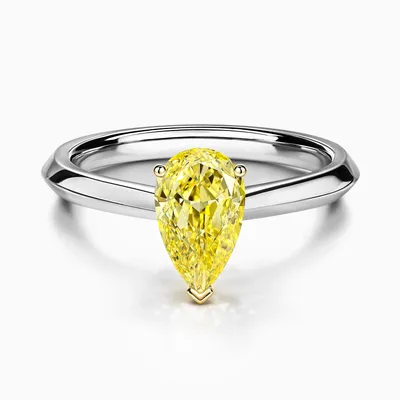 Кольцо из белого золота с бриллиантом 0,5 карат «Дива» | Восемь | Интернет  магазин дизайнерских украшений из серебра, золота и натуральных камней