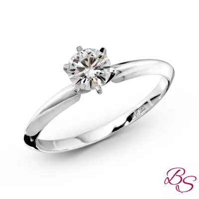 Помолвочное кольцо с муассанитом Diana 0,5 карата – купить по отличной цене  в интернет-магазине Bright Spark