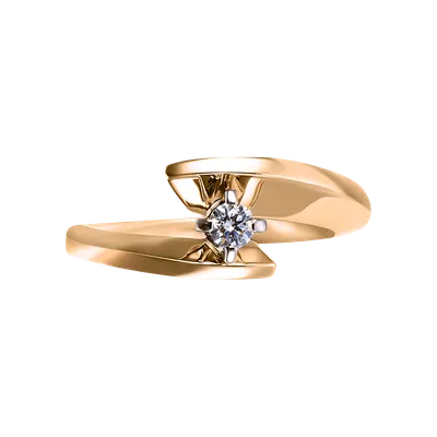 Дизайнерское кольцо с крупным бриллиантом - Ювелирная студия Григория  Меликова