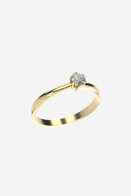 Кольцо с бриллиантом (арт. Т14561А128) купить в ювелирном магазине Линии  Любви