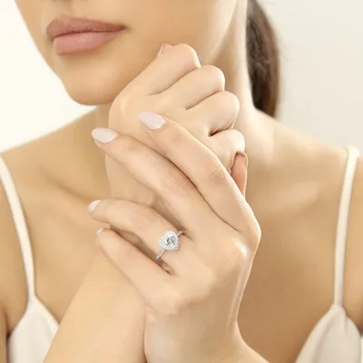 Серебряное SOKOLOV кольцо с бриллиантом | Интернет-магазин Calypso