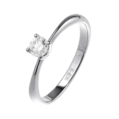 Купить Помолвочное кольцо с бриллиантом 921251Б 921251Б | ювелирный Дива в  Санкт-Петербурге
