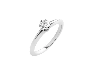 Кольцо Tiffany Cobblestone из платины в огранке «Роза» и круглыми  бриллиантами - Stock Diamonds