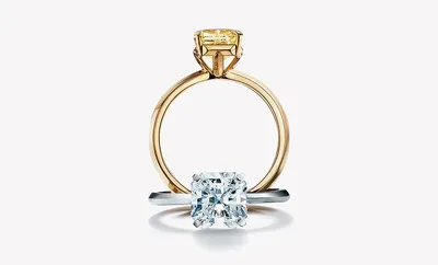 Кольцо Tiffany из платины 950 пробы с бриллиантом 0,23ct 9024 - купить  сегодня за 137500 руб. Интернет ломбард «Тик – Так» в Москве
