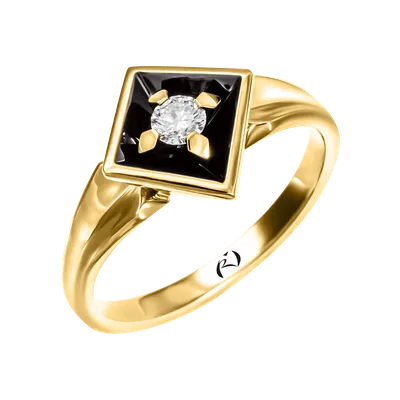 Помолвочное кольцо с бриллиантом круг 5 мм