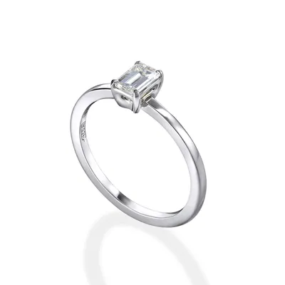 Кольцо с бриллиантом Cartier 1,08 ct. G/VS1.