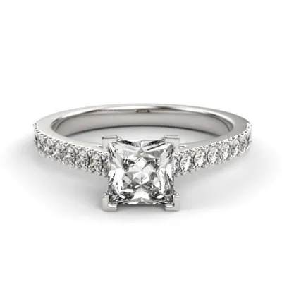 Купить Кольцо с бриллиантом 2ct из белого золота за 995 040 ₽ от My Diamonds