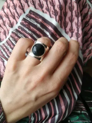 Элегантное серебряное кольцо с черным агатом Цена 55 Eu | Магазин Монет  Мира (World Coin Shop)