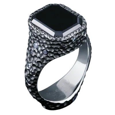 Эксклюзивное кольцо с черным бриллиантом Men's jewellery Mx1 410 WBF1 |  Jewellery Theatre