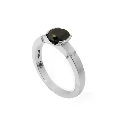 Мужское стальное кольцо Bikkembergs GEOR02BB с черным бриллиантом — купить  в AllTime.ru — фото