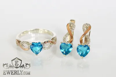 Женское кольцо с имитацией топового камня, Открытое кольцо с прямоугольным  и мелким морским голубым камнем | AliExpress