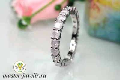 Кольцо серебряное тонкое с маленькими камушками, регулируемый размер  16-17,5, родий или позолота (ID#1616452707), цена: 403 ₴, купить на Prom.ua