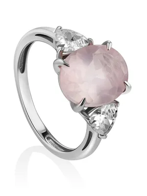 Помолвочное кольцо с розовым сапфиром SAPPHIRE HEART RING на заказ из  белого и желтого золота, серебра, платины или своего металла