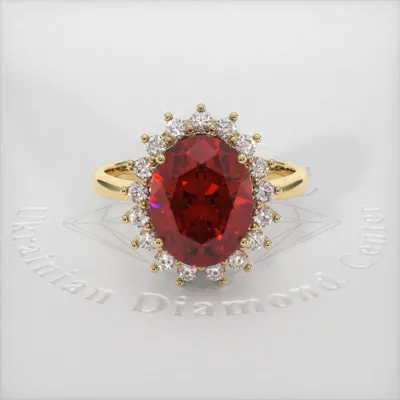 Женское кольцо с рубином и бриллиантовой дорожкой BDR2981-RUBY - купить в  ювелирном интернет-магазине по выгодной цене с доставкой по Москве | LA  VIVION