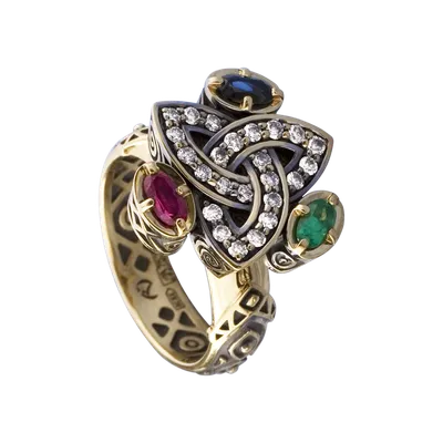 Кольцо с рубином и бриллиантами (код 79615) | Ювелирный дом Constantin  Artmayer