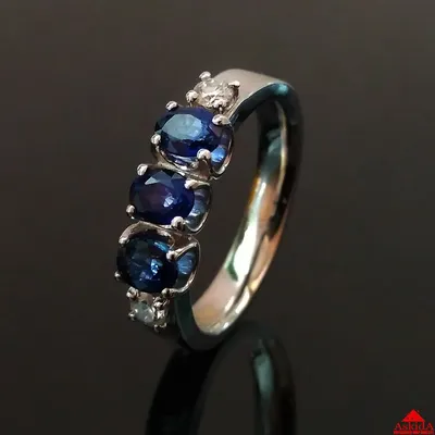 ᐉ Кольца с сапфиром – Купить сапфир кольцо в Украине в ювелирном магазине  AURUM