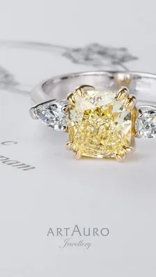 GIA Кольцо с желтым бриллиантом 15.08 ct купить в интернет-магазине Ярмарка  Мастеров по цене 36000000 ₽ – QZL02BY | Кольцо на весь палец, Тольятти -  доставка по России