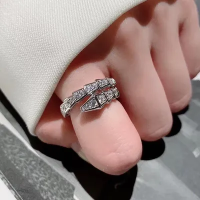 Серебряное кольцо змея купить в Минске в салоне Минолита