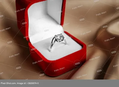 Помолвочное кольцо в коробочке - 74 photo