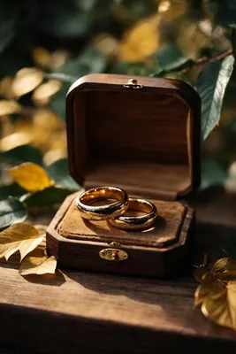 Красивое обручальное кольцо в коробке на ткани :: Стоковая фотография ::  Pixel-Shot Studio