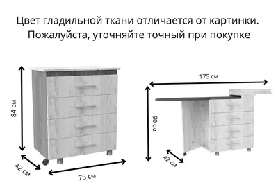 комод с гладильной доской ЗОЛУШКА - купить по выгодной цене | Мир Мебели