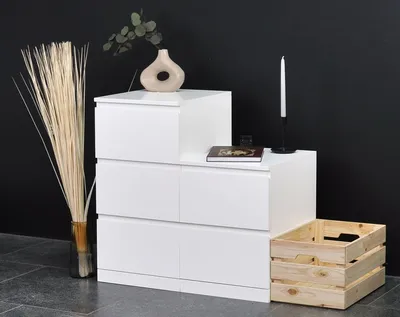 Шкаф-витрина с 3 ящиками HEMNES IKEA, 90x197 cm купить с доставкой в  Москве. Лучшая цена от фабрики-производителя Goodform