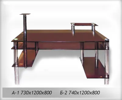 Компьютерные столы из стекла. Стеклянные столики - продажа и изготовление  на заказ. | Стекломодуль - Официальный сайт