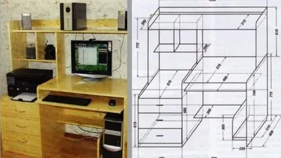 Как сделать компьютерный стол: материалы, разные модели и их создание |  Baltija.eu