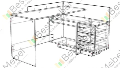 Сборка компьютерного стола СК-03