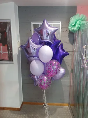 Композиция воздушных шаров Подарок стильный ✓ Купить с доставкой по Москве