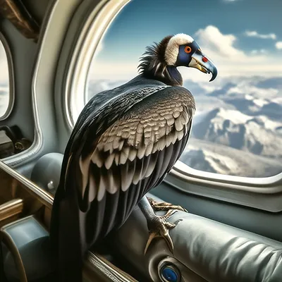 Кондор- птица ,полет над горами» — создано в Шедевруме