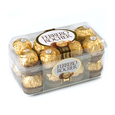 Конфеты FERRERO \"Rocher\", шоколадные, 200г, пластиковая упаковка купить с  доставкой по Казани по цене 599 руб - Аврора-Канц