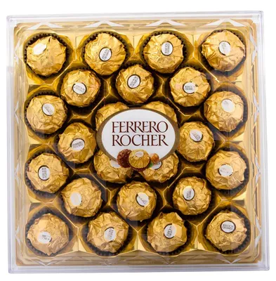 Конфеты Ferrero Rocher молочный шоколад и лесной орех, 525г - купить с  доставкой в Самаре в Перекрёстке
