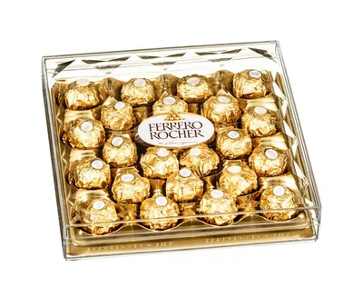 Конфеты в коробках Ферерро, Grand Ferrero Rocher фигурный шоколад 125 гр.