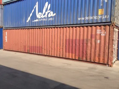 Морской контейнер 40 футов новый от компании Бытовки РФ в СПб по ценам от  производителя