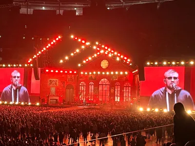 Сольный концерт Басты на \"Газпром Арене\" в Петербурге посетили 64 тысячи  человек