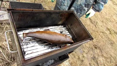 Рыба горячего копчения на костре, мангале. Универсальный рецепт. | Самогон  Саныч | Дзен