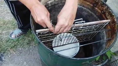 Самодельная коптильня для рыбы горячего копчения в домашних условиях видео.  - YouTube