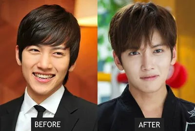 Корейский макияж до и после - 74 фото