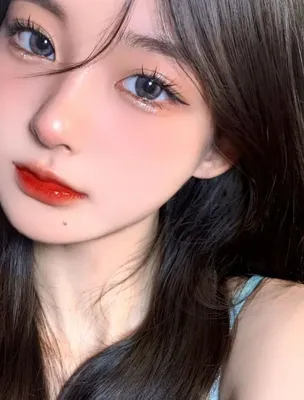 Korean cute girl | 아이메이크업, 뷰티 메이크업, 화려한 메이크업