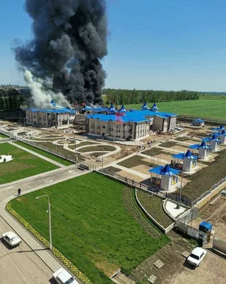 В Кореновске горит новый детский сад