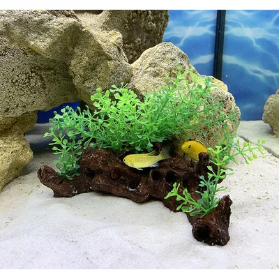 Купить коряга для аквариума AQUA DELLA Florascape 8 , полиэфирная смола,  72х17х32 см, цены на Мегамаркет | Артикул: 600003056095