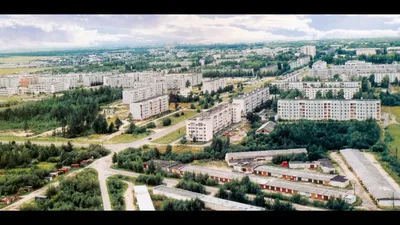 Коряжемский Николаевский монастырь, Коряжма (Коряжма, город), фотография.  общий вид в ландшафте