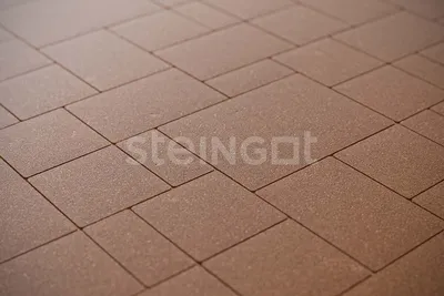 Купить коричневую тротуарную плитку (брусчатку) 200x100x60