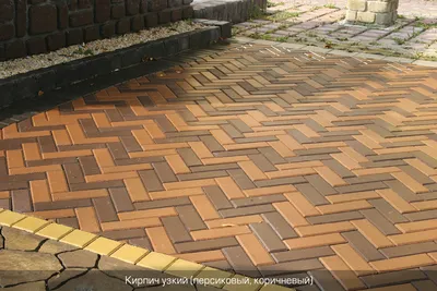 Тротуарная плитка Бавария коричневая Брук-Плитка в Киеве