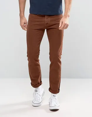 Мужские коричневые джинсы от Edwin, 5,545 руб. | Asos | Лукастик
