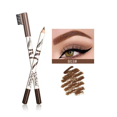 Карандаш для бровей Menow Natural Eyeliner №3, коричневый - купить по цене  30.00 грн с доставкой по Украине