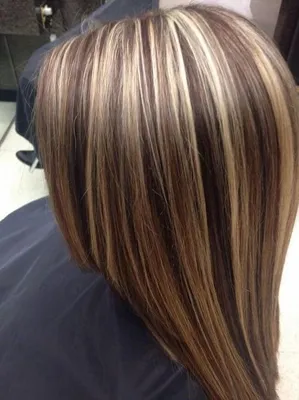 Коричневый цвет волос с мелированием фото фото