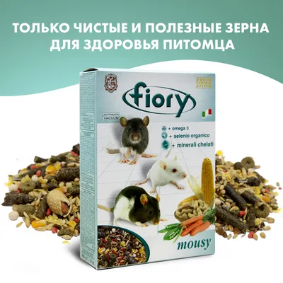 Купить FIORY корм для мышей Mousy 400 г по цене 545 ₽ в интернет магазине  Котолайк